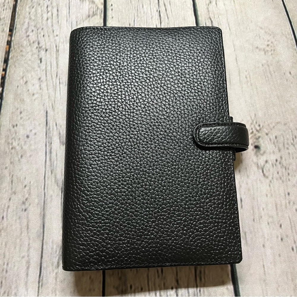 Filofax Personal Finsbury Organizer In Black